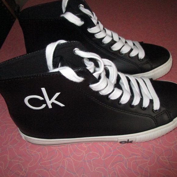 Calvin Klein Black High Top Sneaker - Picture 5 of 5